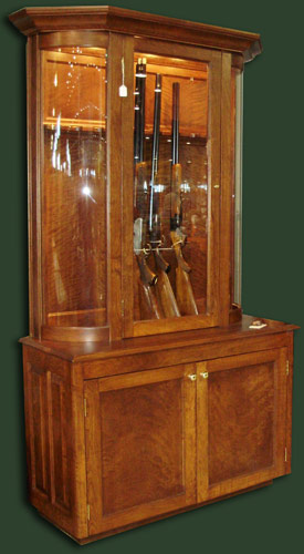 Custom Gun Display Cabinet