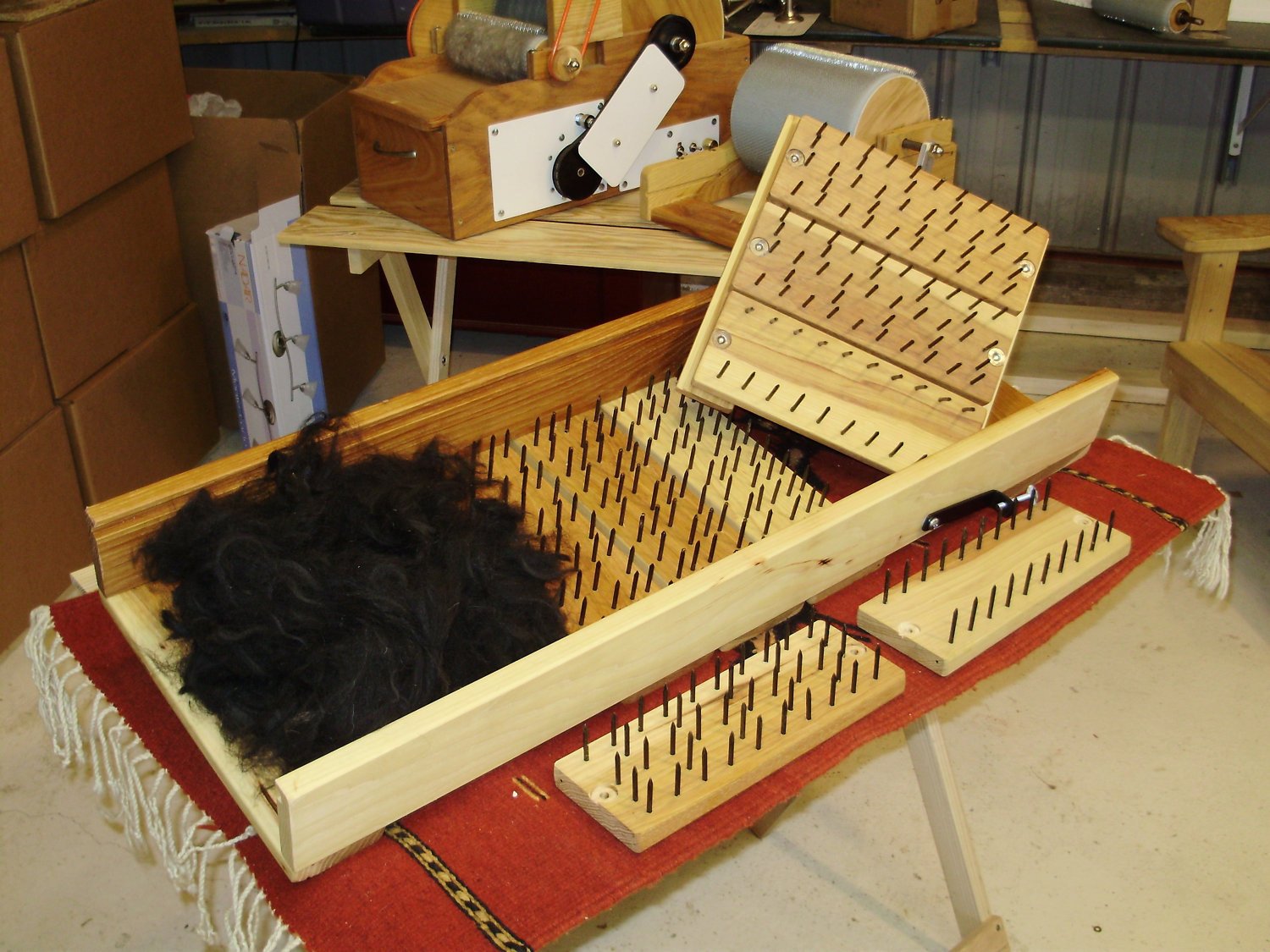 box-wool-fiber-picker